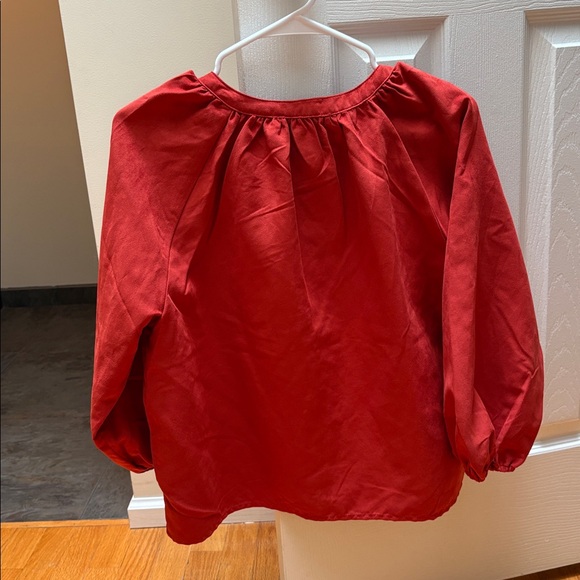 MARC NEW YORK ANDREW MARC faux suede orange top, S - Picture 8 of 8